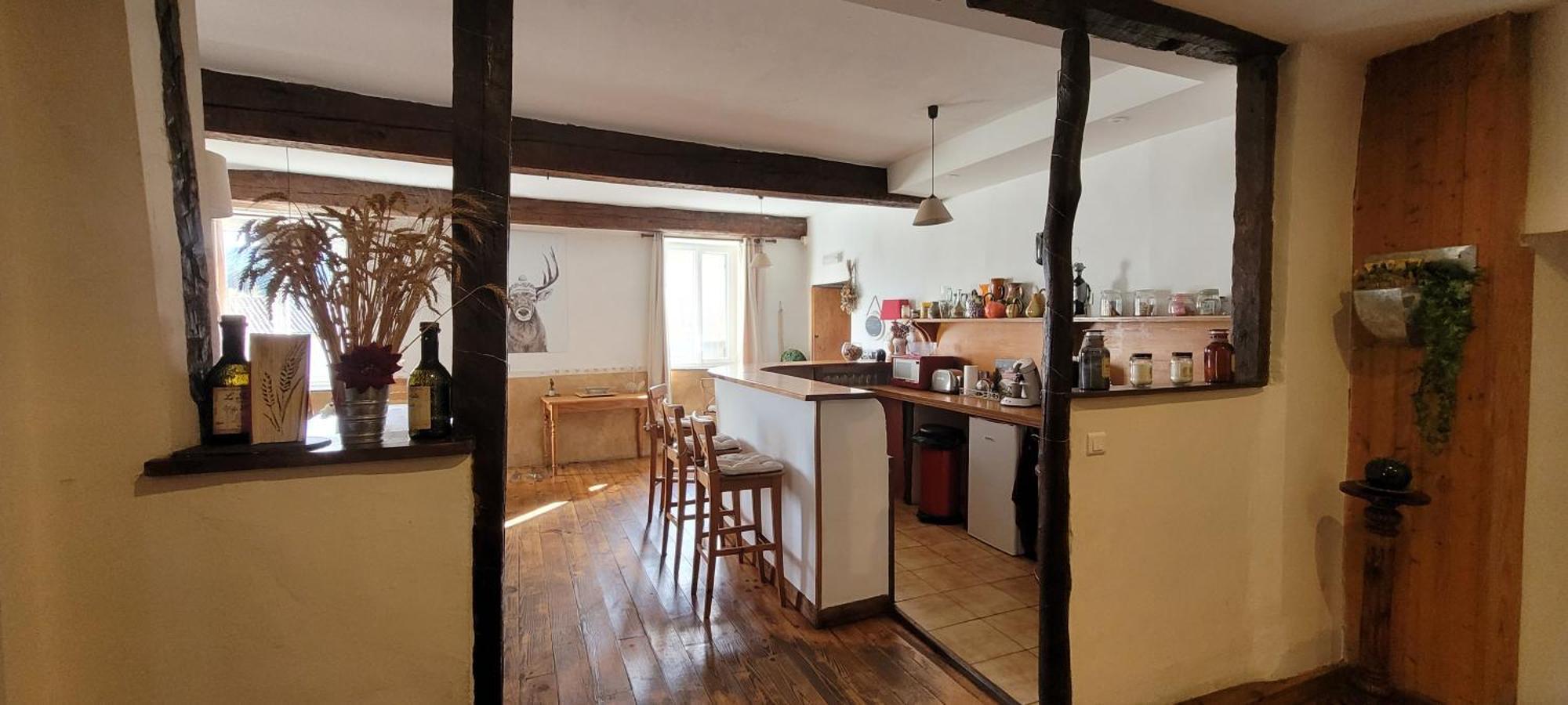 Grande maison de montagne rénovée, du charme Rodome Esterno foto